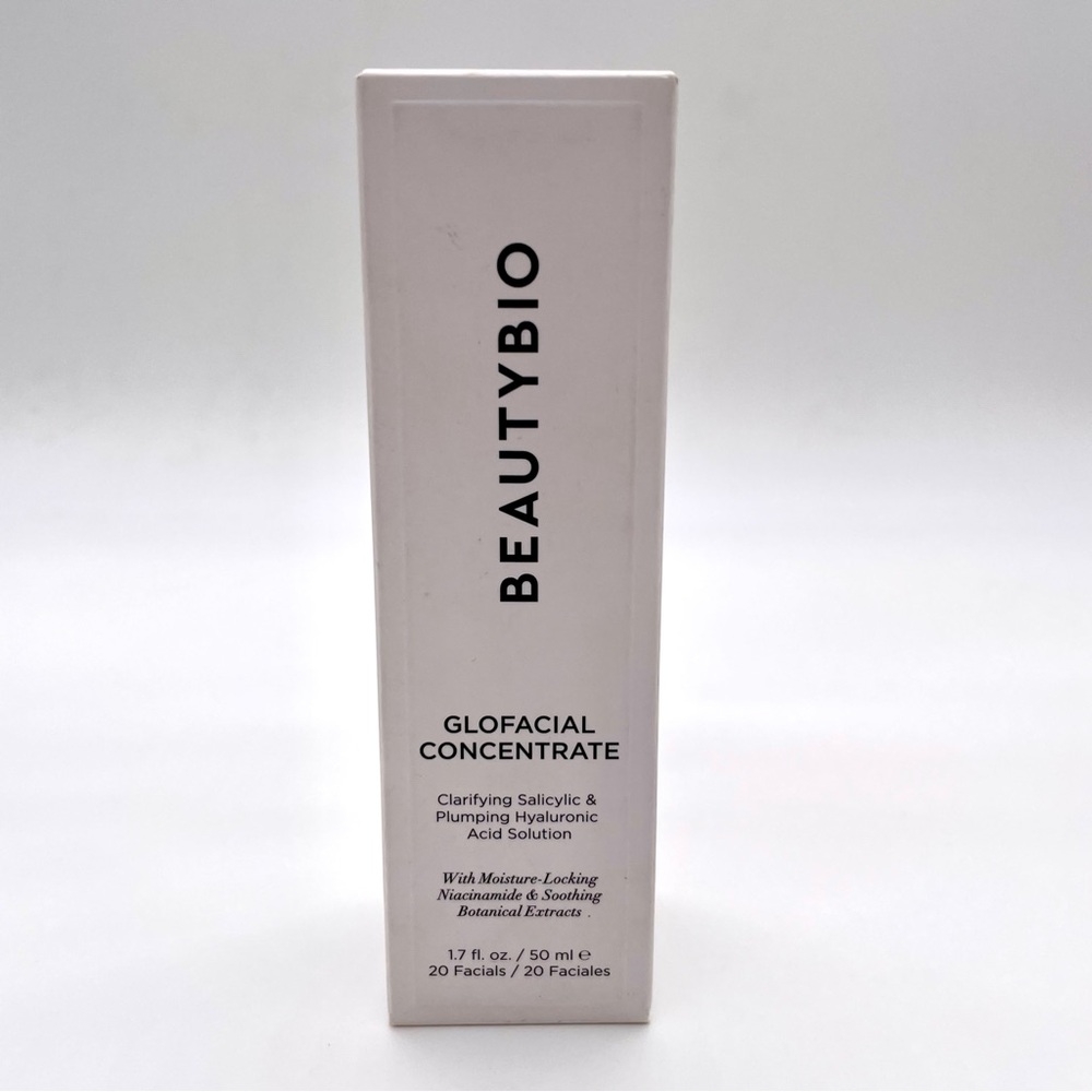 BeautyBio GloFacial Concentrate Salicylic & Hyaluronic Acid Solution 1.7 oz